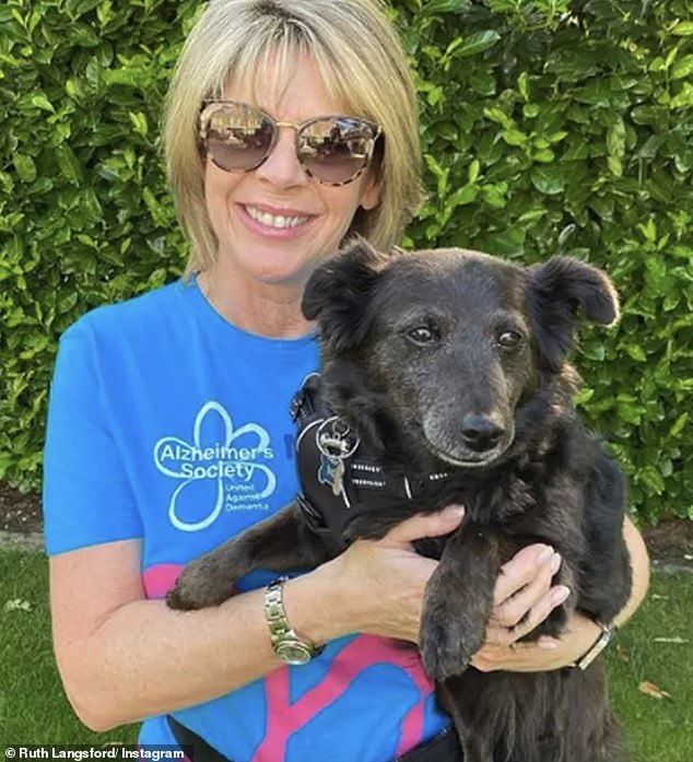 Ruth Langsford, 64, has shared a health update on her and Eamonn Holmes ' beloved dog Maggie after he is reportedly 'set to lose custody' over the pet amid 'nasty' divorce