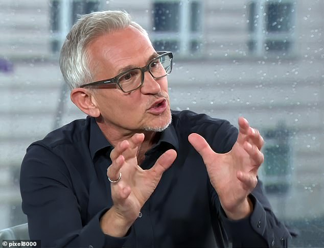 Gary Lineker and the BBC panel were blasted by fans for being 'ultra-positive' at half time