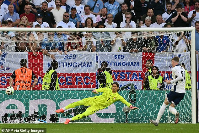 Cole Palmer showed incredible poise as he took the opening spot kick for England to give them the lead