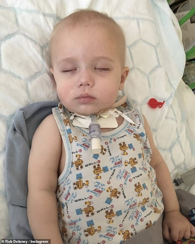 Delaney previously shared on Instagram a photograph of his late son Henry sleeping, taken when he was only 15 months old and had just started chemotherapy
