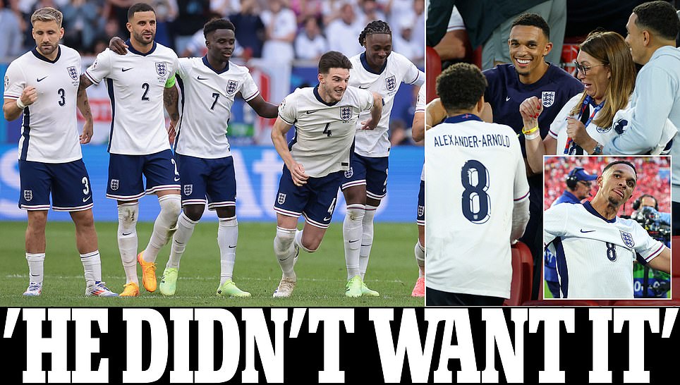 Who is the England star who 'didn't want to take' a penalty? Trent Alexander-Arnold is