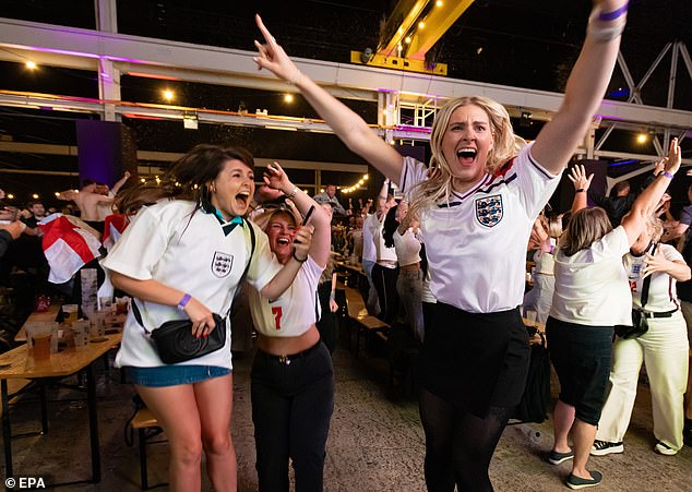 There were more wild scenes in Bristol as supporters leapt to the feet and danced