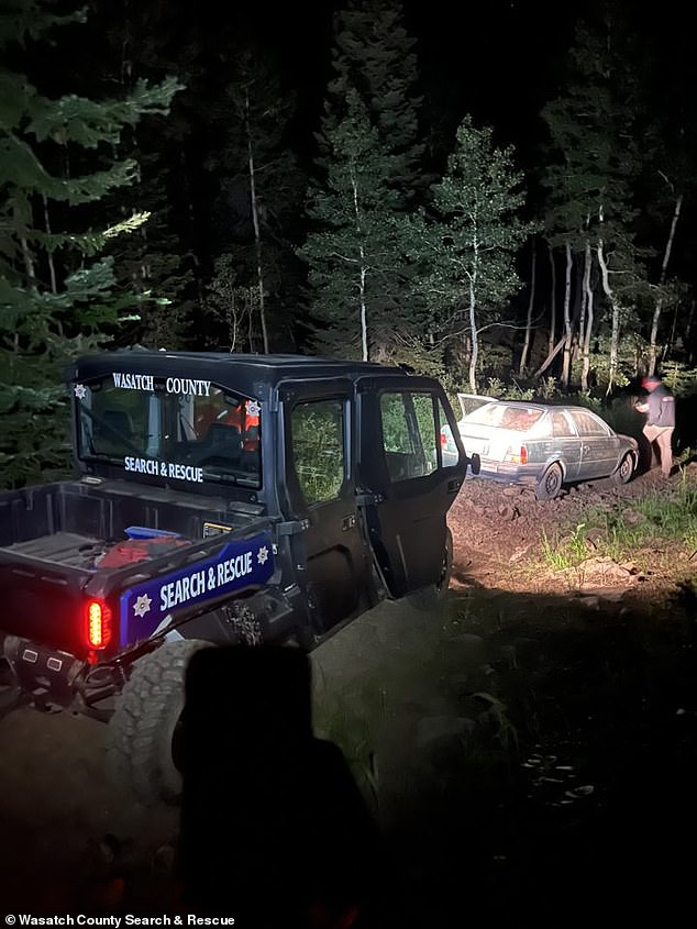 Officials said that the man was trapped in his Toyota Turcell on the west side of the peak and the rescue took them three hours