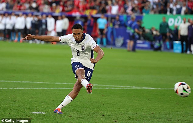 Trent Alexander-Arnold scored the fifth and decisive spot-kick for England to send them into the semi-finals