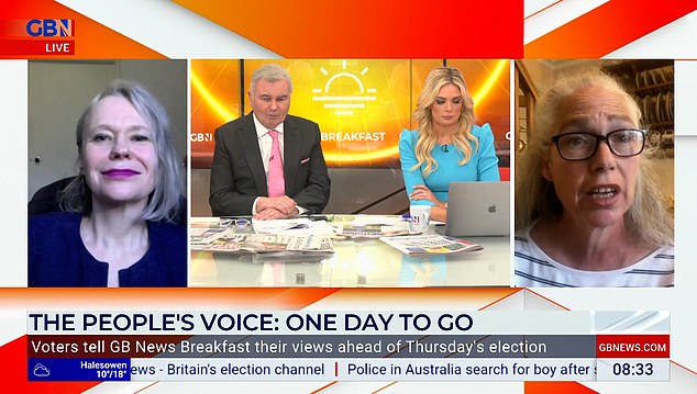 Eamonn spoke about needing carers to help him while hosting GB News alongside Ellie Costello, who replaced usual presenter Isabel Webster last week