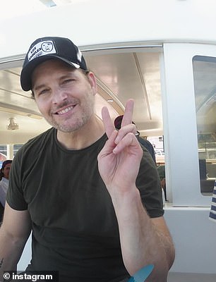 The Twilight actor, 50, looked truly happy while out on the boat with his kids, ex-wife, and other family members