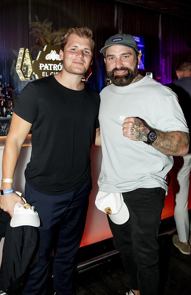 Ant Middleton (right) has revealed his close friendship Shane Warne's son Jackson (let). The SAS Australia star says that the pair share a close bond