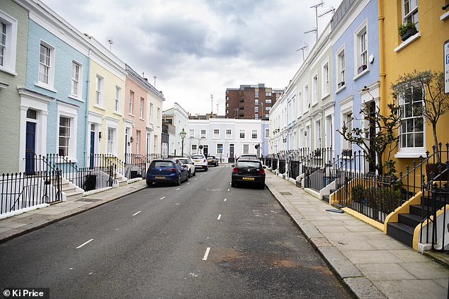 In Notting Hill influencers set up tents for outfit changes outside popular houses