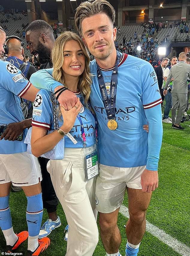 Manchester City star Jack Grealish and his girlfriend Sasha Attwood are expecting their first child together, they announced on Sunday