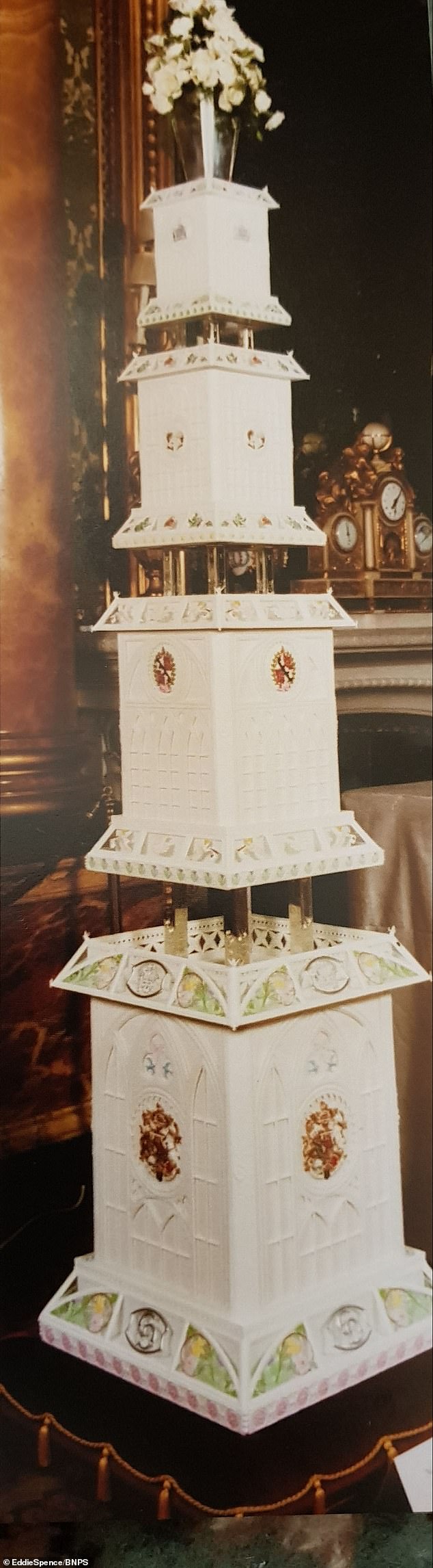 Charles and Diana's wedding cake by the royal cake maker Eddie Spence