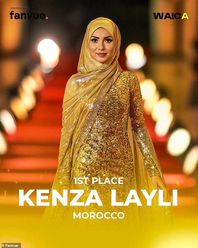 The winner of the worlds first AI beaty pageant is Kenza Layli, a Moroccan 'influencer' whose creators want to advocate for women's empowerment