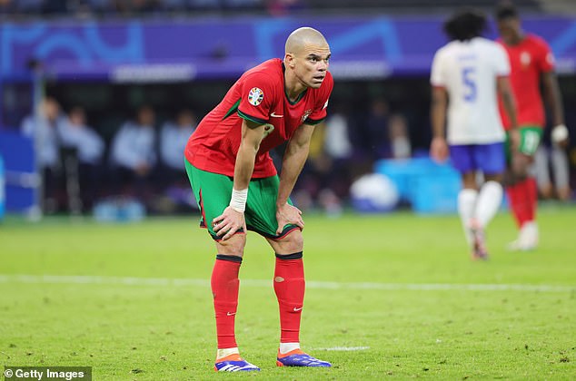 Pepe probably played his last game for Portugal, but impressed despite their elimination