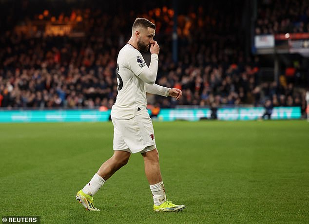 Shaw, 28, entered  Euro 2024 with a hamstring injury he sustained against Luton Town