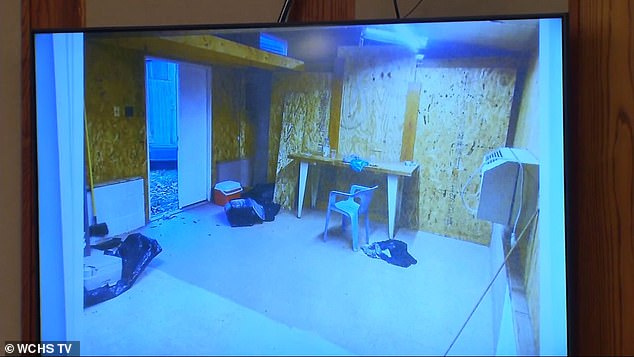 Photos from inside the Sissonville shed where two teenagers were allegedly found locked inside, were shown during a bond hearing for Jeanne Whitefeather in October 2023