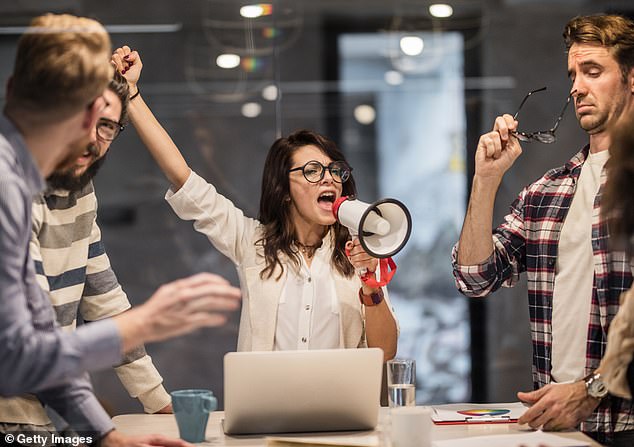 Valerie Rodriguez's first top tip was to avoid oversharing about your personal life to coworkers - not even your so-called workplace bestie - no matter how mundane the topic seems (stock image)