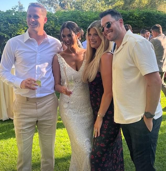 Harper and Goff tied the knot in June only a few weeks after the Lions QB signed a new deal
