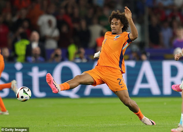 Joshua Zirkzee, pictured playing for the Netherlands, is one of United's top transfer targets