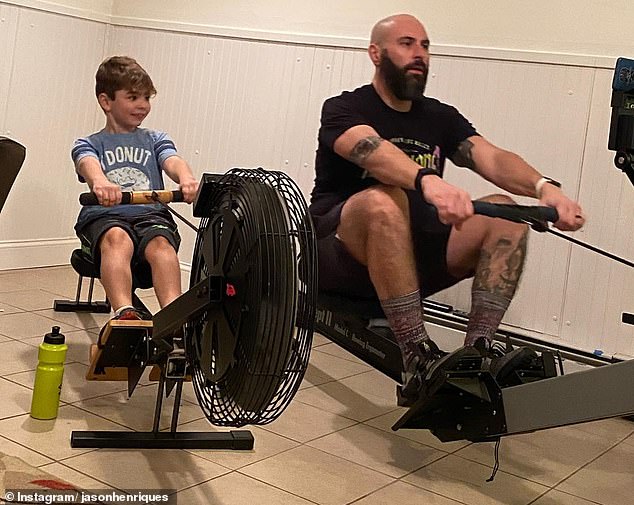 He signed up for a free personal training trial, and the coach had him try a rowing machine - which resulted in him 'falling in love with the whole world of fitness' even further