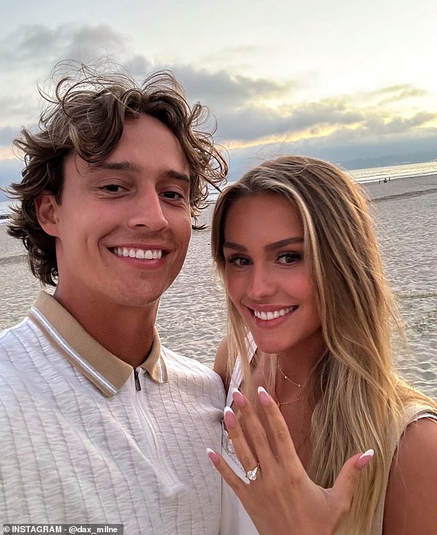 Milne, who roomed with Wilson at BYU, shared his engagement to Gile - Wilson's ex girlfriend