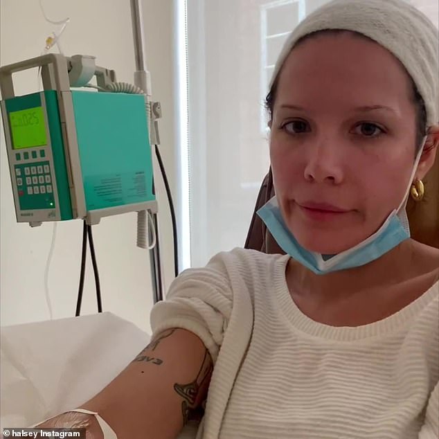 Halsey noted both of her conditions 'are currently being managed or in remission,' but she added she would likely be dealing with the conditions in some form 'for the duration of my life'