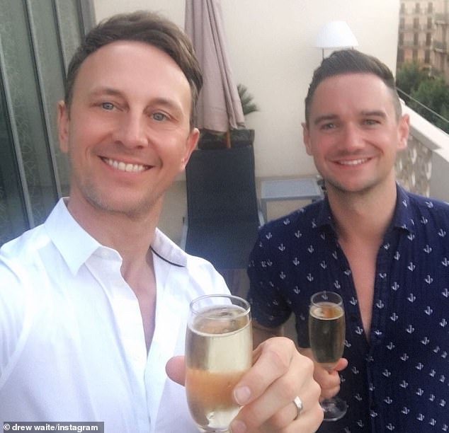 The infamous Strictly curse has struck again as a professional dancer and choreographer Ian Waite (left) has split from his husband Drew Merriman