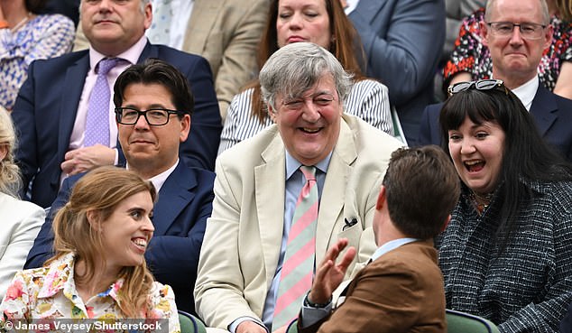 Lena and Stephen, 66, were in good company as they mingled with the likes of Princess Beatrice of York, Edoardo Mapelli Mozzi and Michael McIntyre