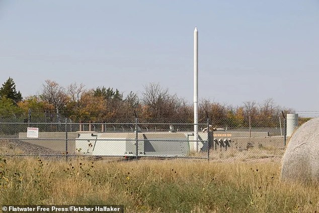 Strict rules mandated by the Air Force have impacted how farmers near these nuclear missile silos (example above) can use their farmland: the military quashed multiple energy company deals in Banner County, Nebraska to install wind turbines on local residents' property in 2022