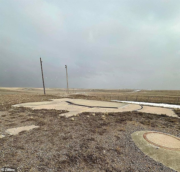 Above, a photo of a decommissioned underground nuclear missile silo in Wyoming that had been posted for sale by realtors