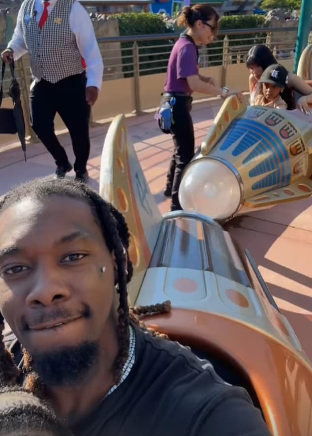 Offset also jumped to his own Instagram stories while on a ride with son, Wave, sitting on his lap