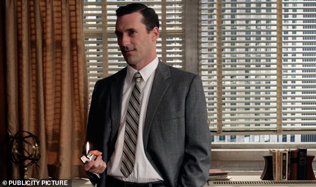 Jon Hamm is best known for his role as Don Draper on Mad Men - but he was previously a set-dresser on softcore adult movies in the late 1990s