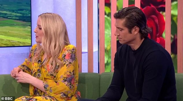 Alex Jones was not leading The One Show on Tuesday's episode as she was instead replaced by Vernon Kay (pictured with Lauren Laverne)