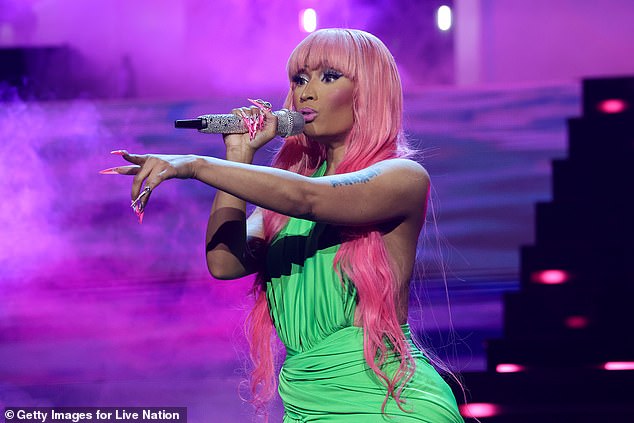 Nicki Minaj (pictured) fans who attended the rapper's 'disgraceful' concert in Dublin are demanding refunds after she turned up 90 minutes late