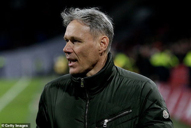 Marco Van Basten warned that Van Dijk would be 'held accountable' for his performances