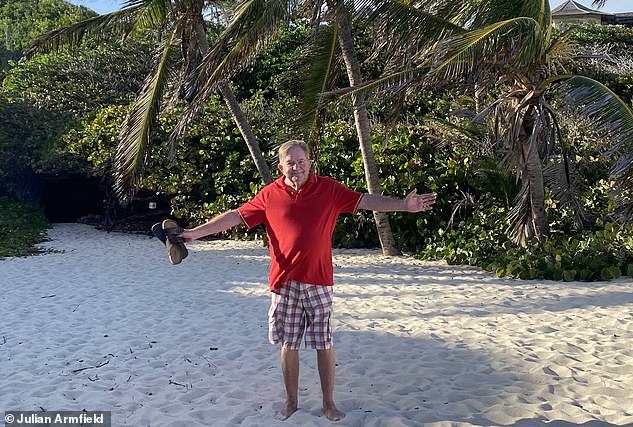 Julian Armfield, pictured here at Bottom Bay, moved to Barbados in 2003 when he worked for BBC World Service Radio