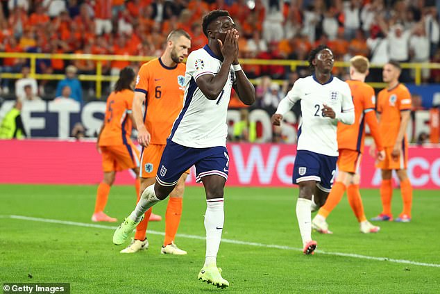 The team's celebrations were quickly cut short after the linesman flagged for offside