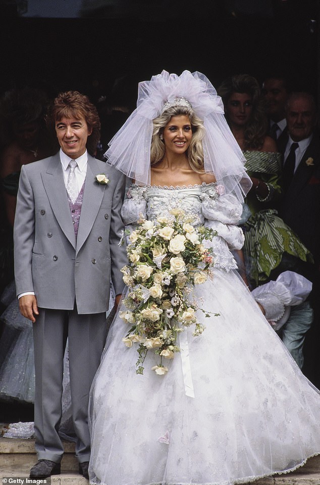 Aged 52 at the time ¿ Bill Wyman married Mandy Smith when she was 18 having 'fallen in love' with her when she was just 13. Pictured: The pair at their wedding in 1989