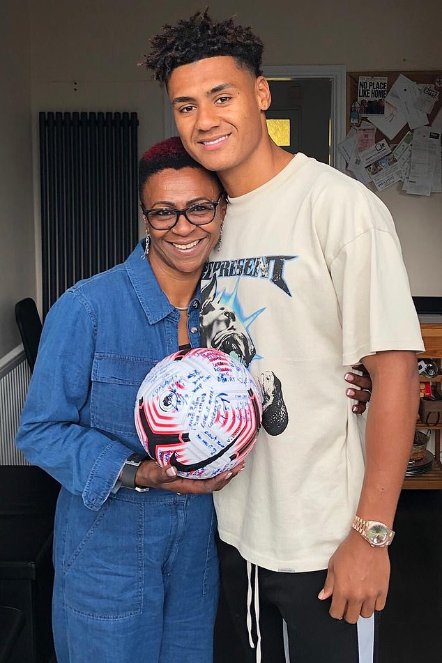 Ollie Watkins' mum Delsi-May Watkins (left) had called for her son to be given more game time at the Euros