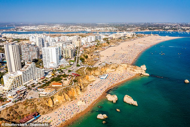 New fines aim to prevent tourists from disrupting or annoying fellow sunseekers in the Algarve, above