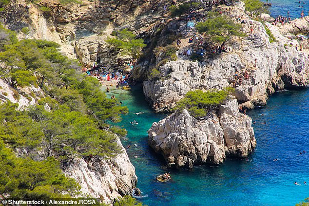 Only 400 visitors will be allowed to enter the Sugiton coves in Marseille's Calanques National Park, seen here, each day