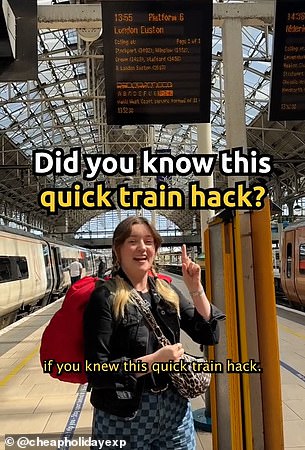 Chelsea, seen here, points to the electric boards at Manchester Piccadilly station