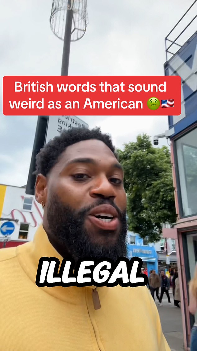 An American man living in London has revealed the five phrases that he cannot get his head around since moving to the British capital