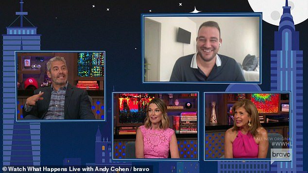 'The viewers want the two of you to be together,' host Andy Cohen explained