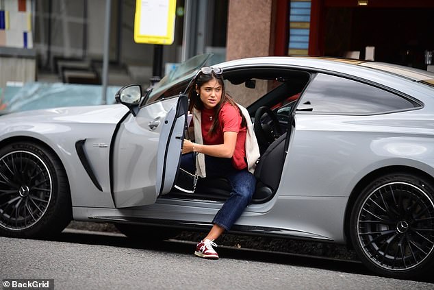 The outing comes days after Emma was attacked by social media trolls who branded her a 'serial choker' after she lost her fourth round Wimbledon match on Sunday