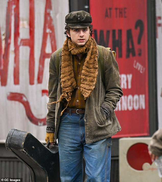 Several  insiders who worked closely with Timothee Chalamet on his upcoming Bob Dylan biopic, 'A Complete Unknown,' (pictured above) claim that the star was a 'diva' on set.