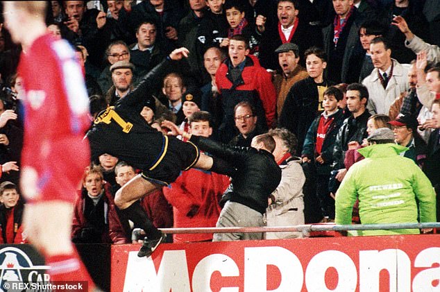 Manchester United legend Eric Cantona infamously Kung-fu kicked a supporter in 1995