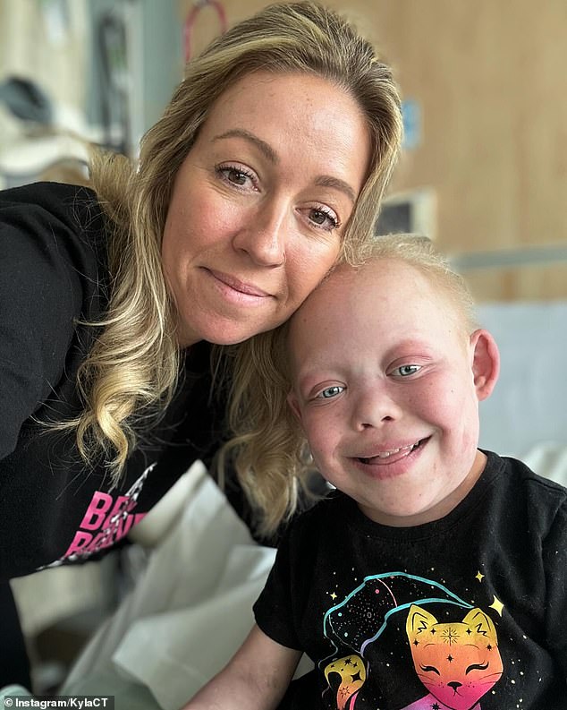 Her mother, Kyla, has detailed her daughter's condition in a series of Instagram posts