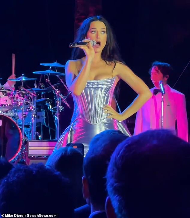 Katy Perry put on a show-stopping performance at billionaire Anant Ambani's pre-wedding bash in Cannes last month