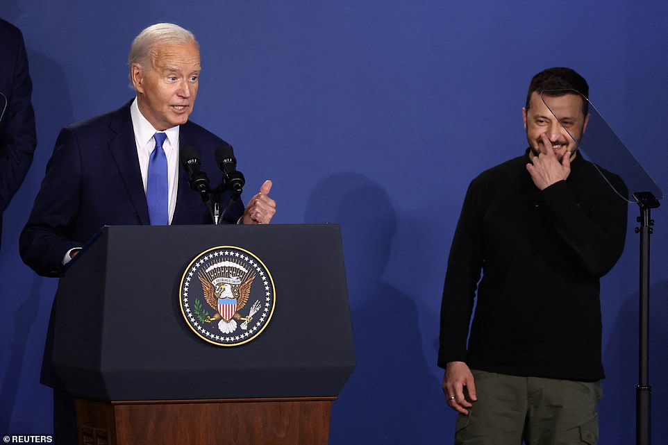 Barack Obama has for the first time expressed private concerns about Joe Biden¿s chances of beating Donald Trump as the US President muddled President Zelensky with President Putin and then called Kamala Harris 'Vice President Trump'. The US President's worst ever gaffes came at a NATO summit in Washington, where his staff and world leaders audibly gasped and Zelensky cancelled his planned press conference, leaving Biden's re-election hopes further hanging by a thread.