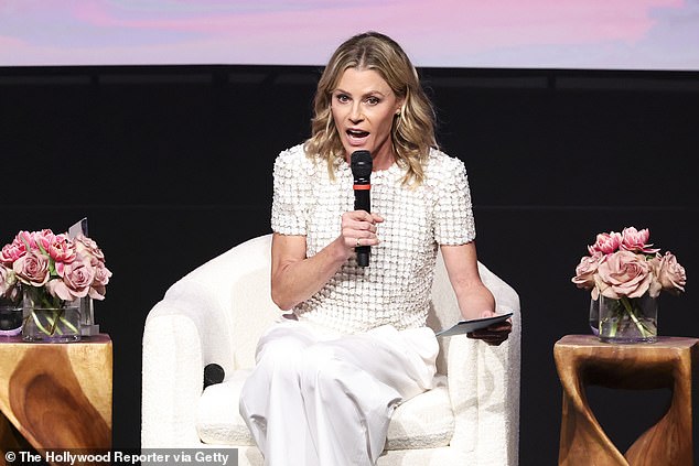 As the event got underway, former Modern Family star Julie Bowen made an appearance on stage, donning a glitzy all-white ensemble