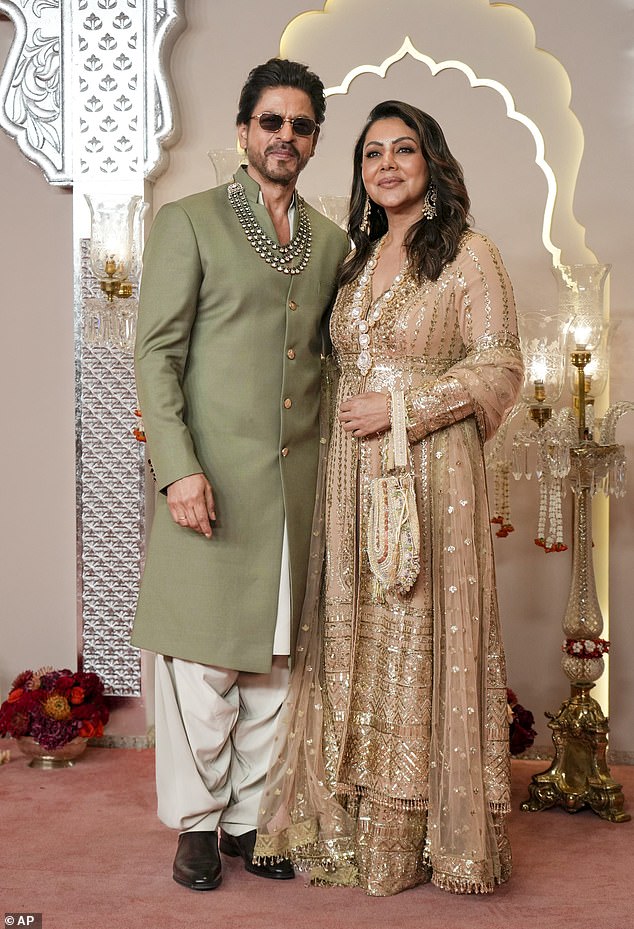 Shah Rukh Khan and his wife Gauri have stepped for the extravagant wedding